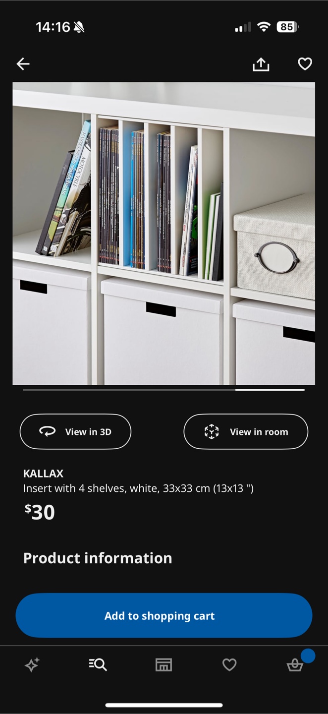 Both for $35 ikea KALLAX insert 4 shelves - brand new - photo 4