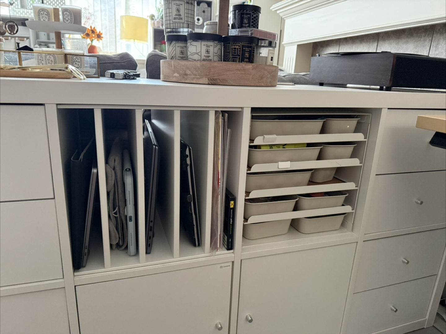 Both for $35 ikea KALLAX insert 4 shelves - brand new - photo 3