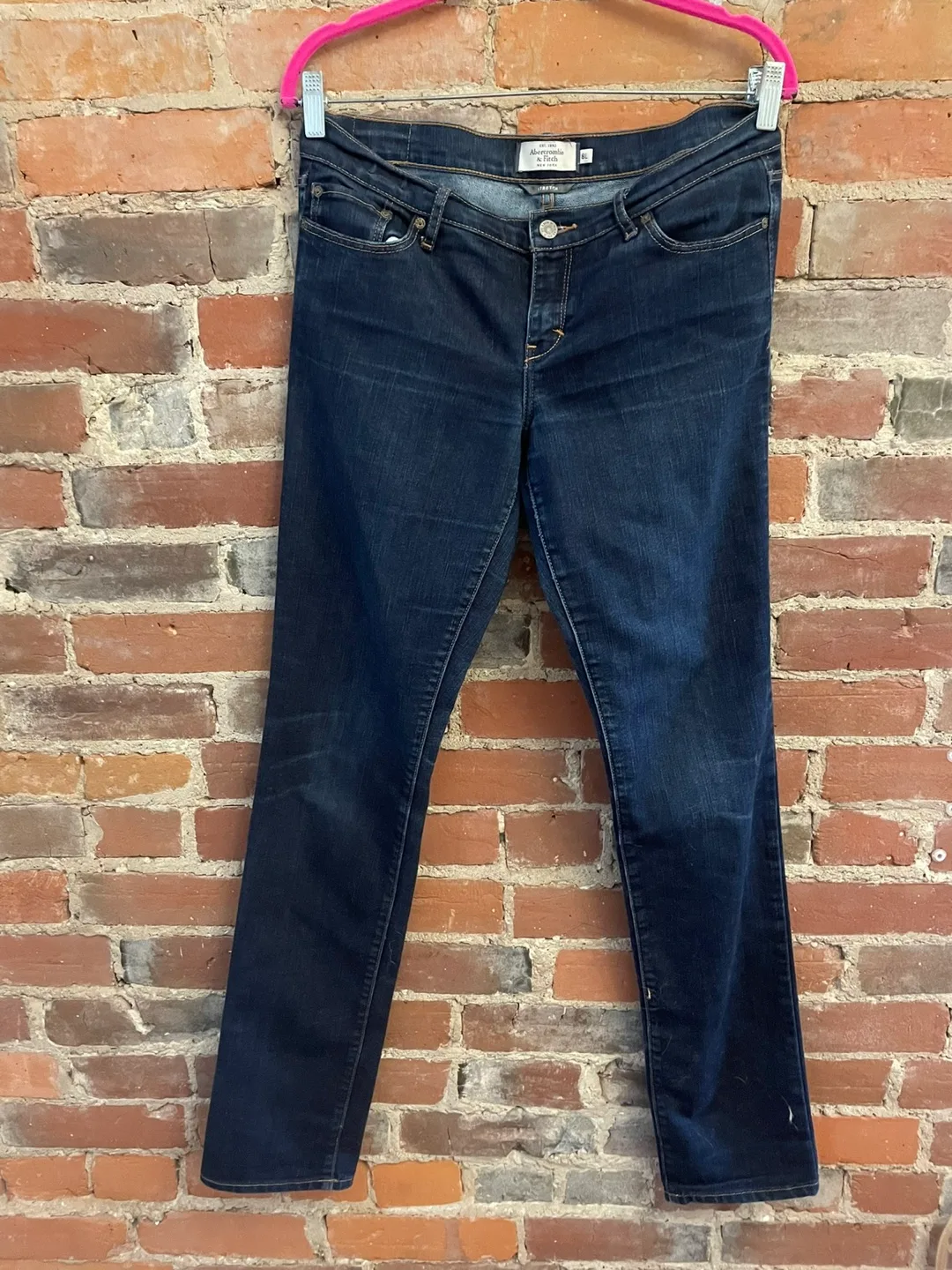 Abercrombie & Fitch Stretch Dark Wash Jeans thumbnail
