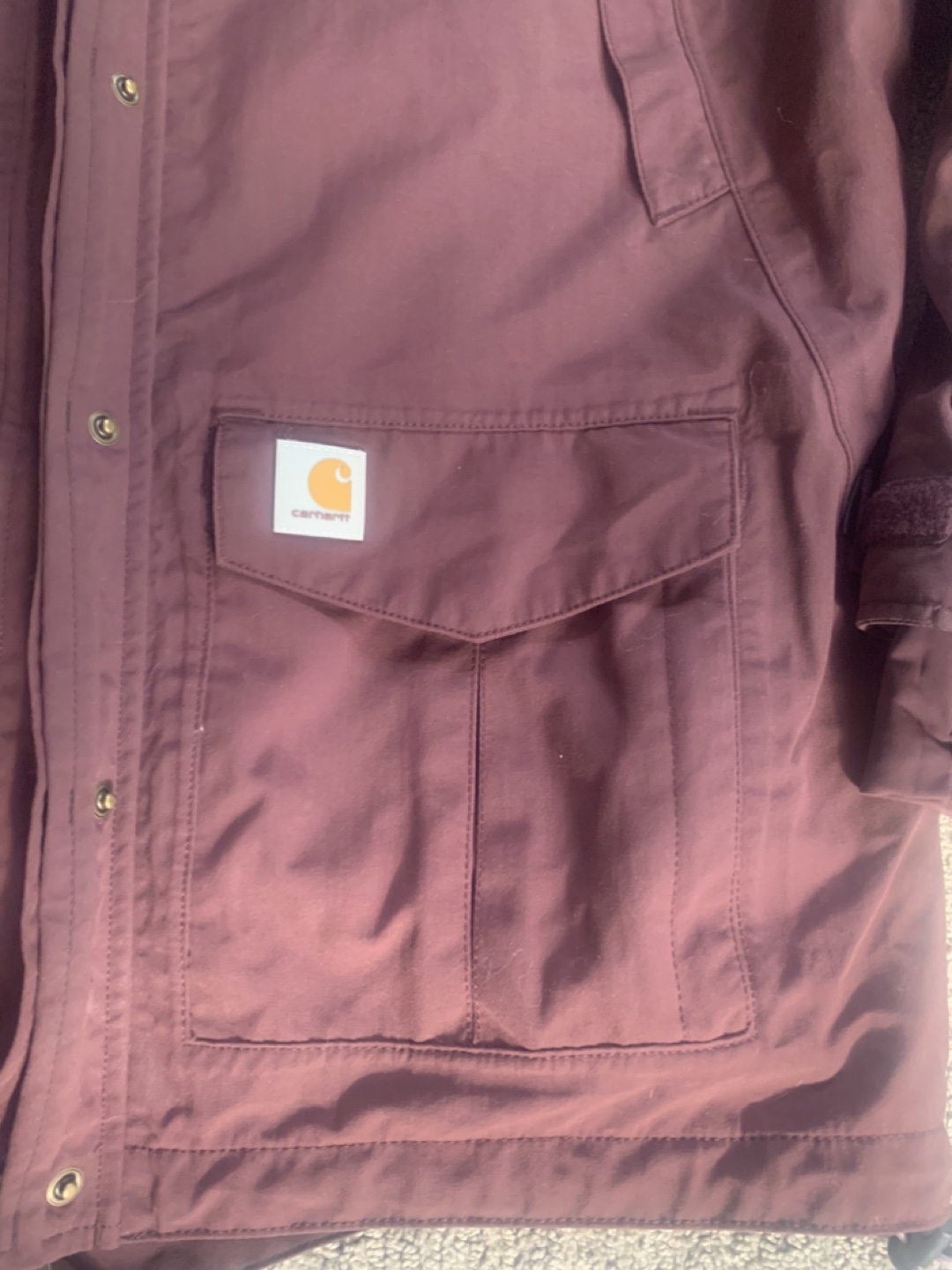 Carhartt Maroon Jacket - photo 2