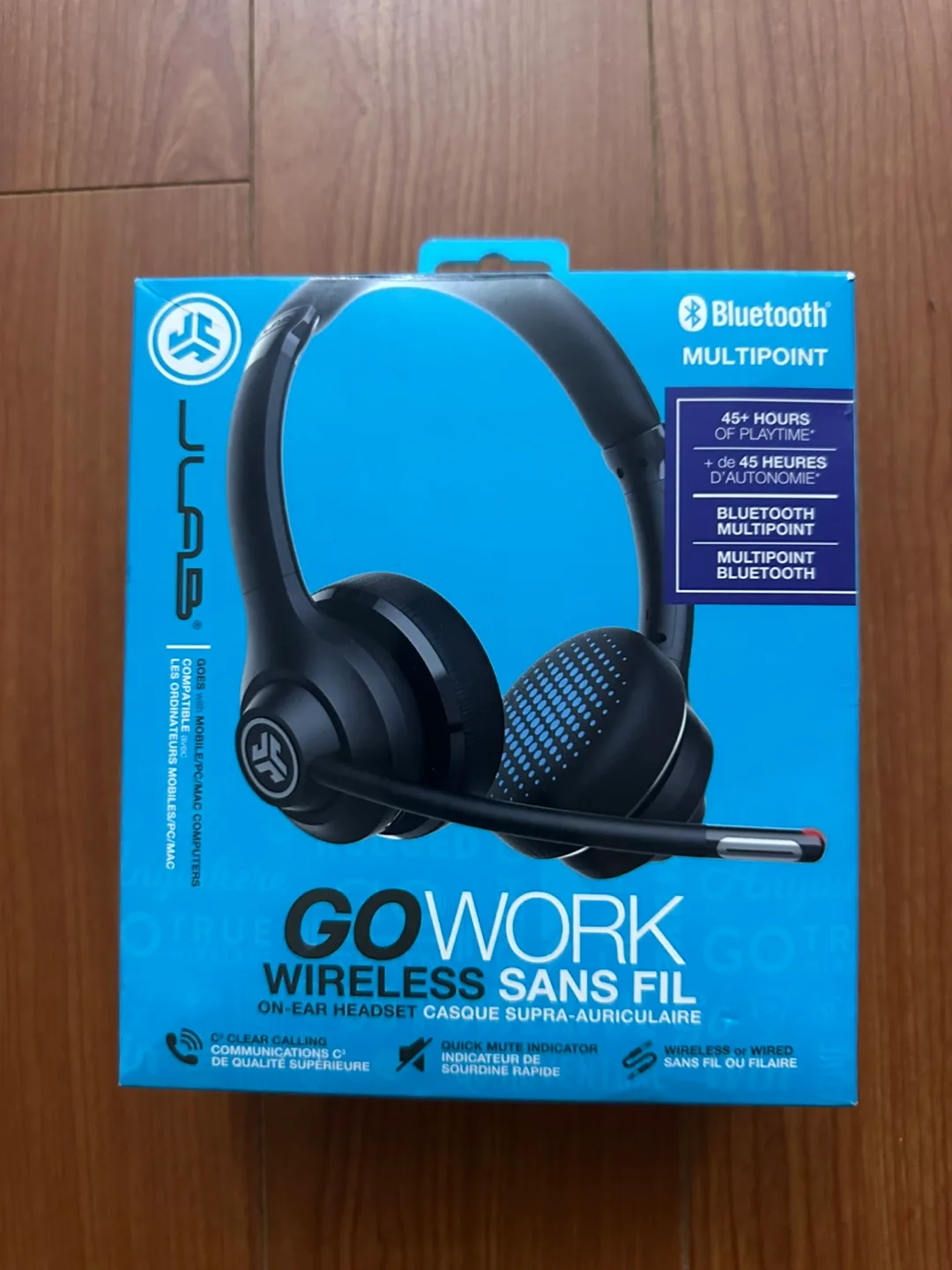 JLab Go Work Wireless On-Ear Headset thumbnail