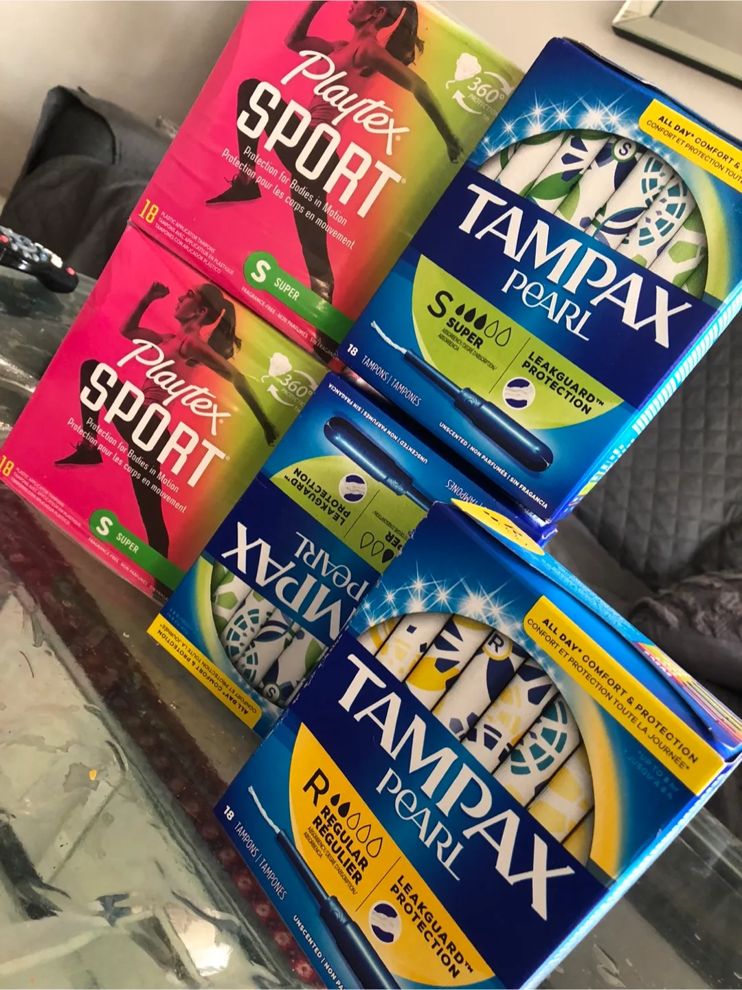 Playtex Sport and Tampax Pearl Tampons image indicator(3)