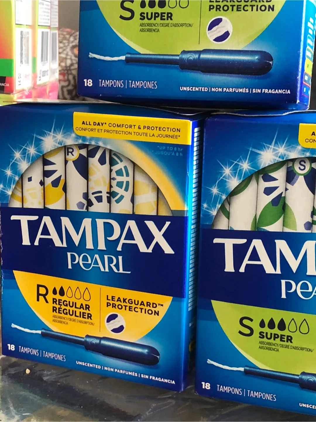 Playtex Sport and Tampax Pearl Tampons image indicator(2)