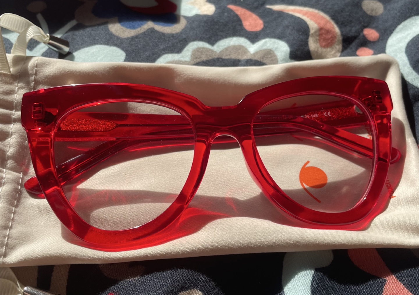 Red Cat Eye Glasses