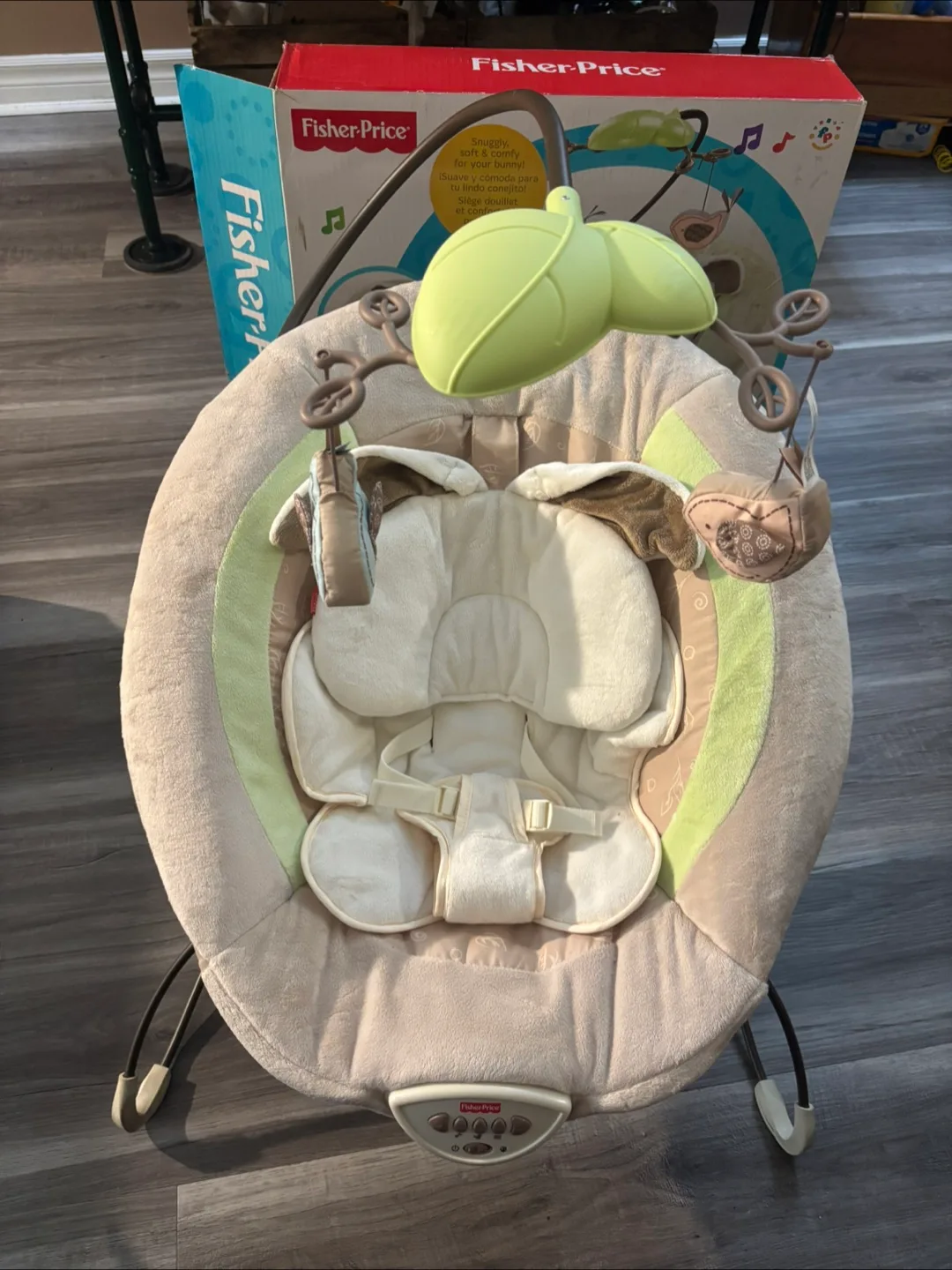 Fisher-Price Snugabunny Deluxe Bouncer image indicator(2)