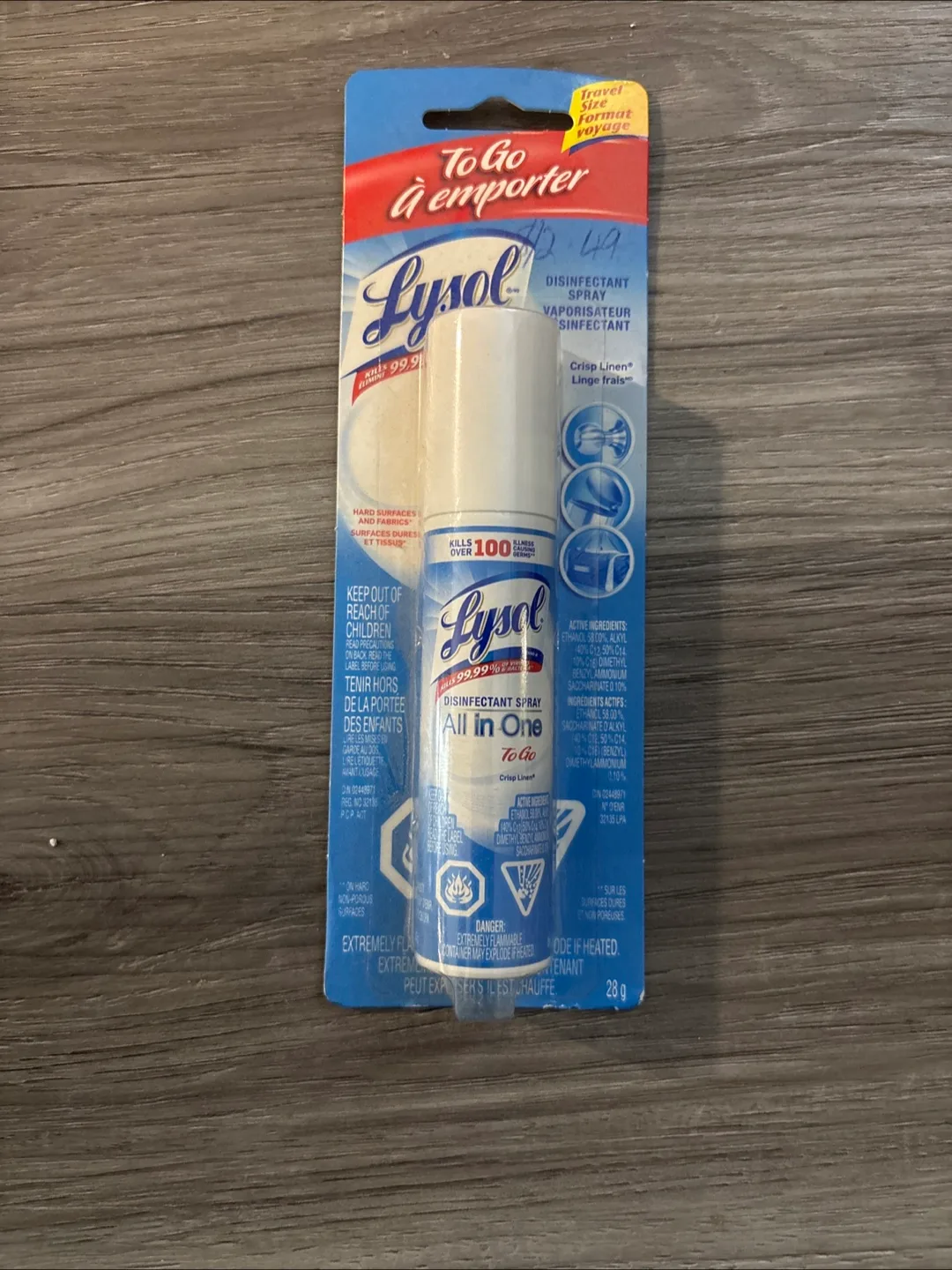Lysol Disinfectant Spray - Travel Size thumbnail