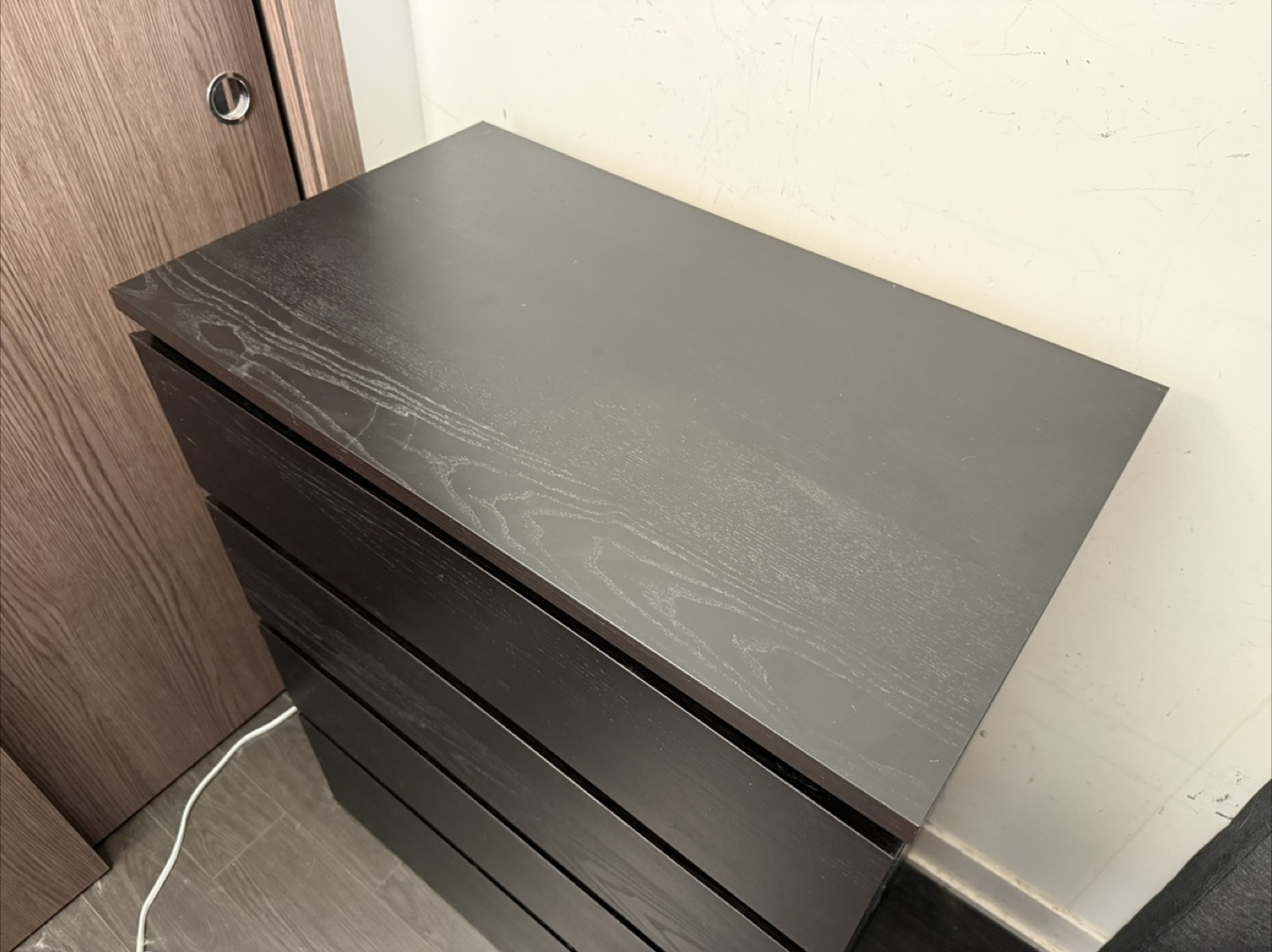 IKEA MALM black 4-drawer dresser - photo 2