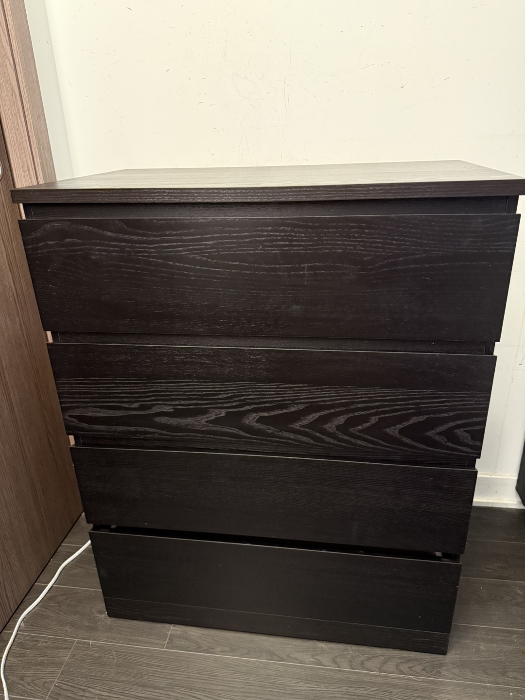 IKEA MALM black 4-drawer dresser