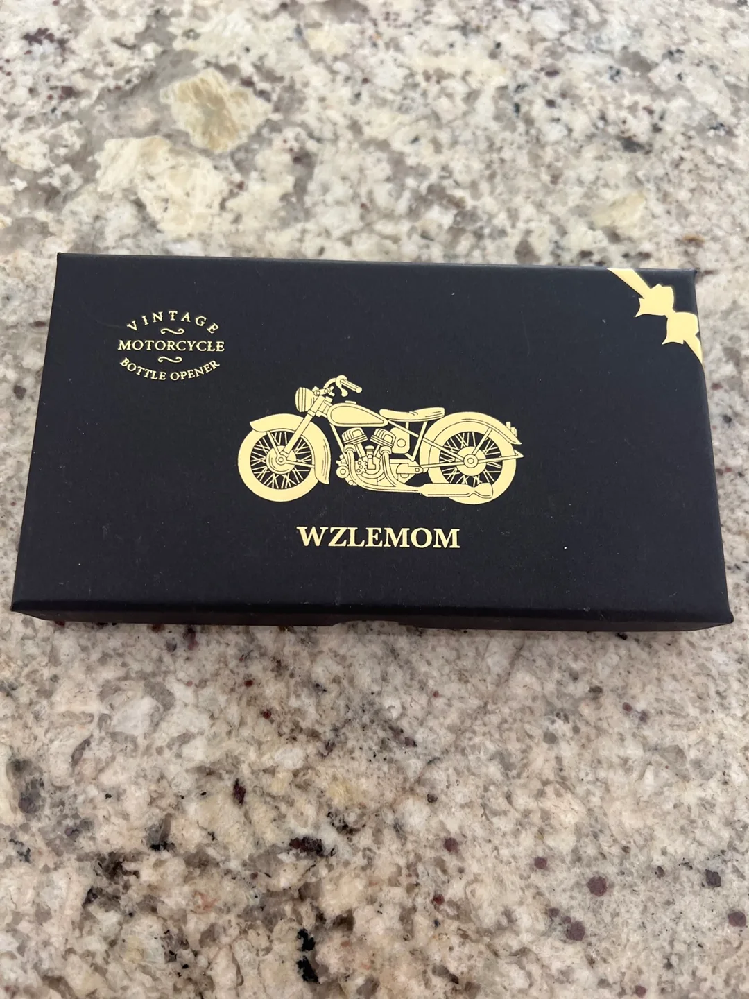 Vintage Motorcycle Bottle Opener and Stickers image indicator(3)