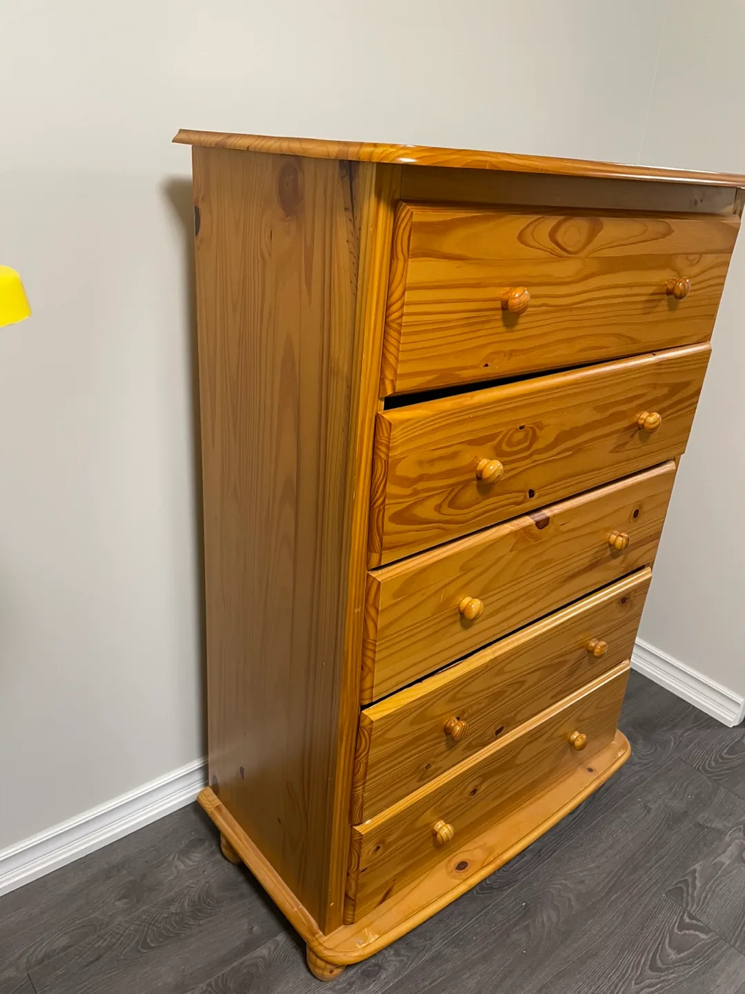 Wooden Dresser with 5 Drawers image indicator(2)