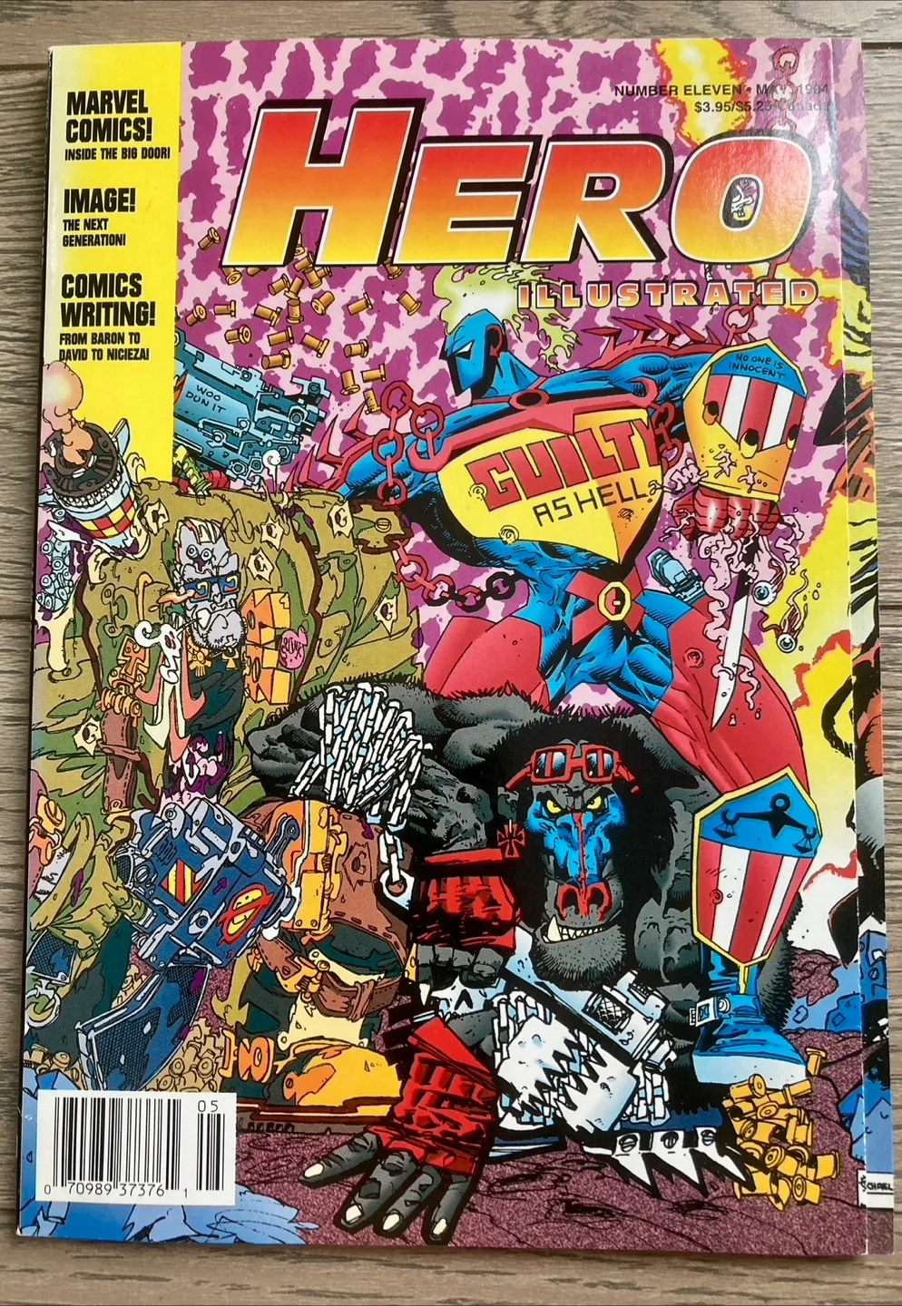 Hero Illustrated Comic Book Magazine Issue 11 May 1994 thumbnail