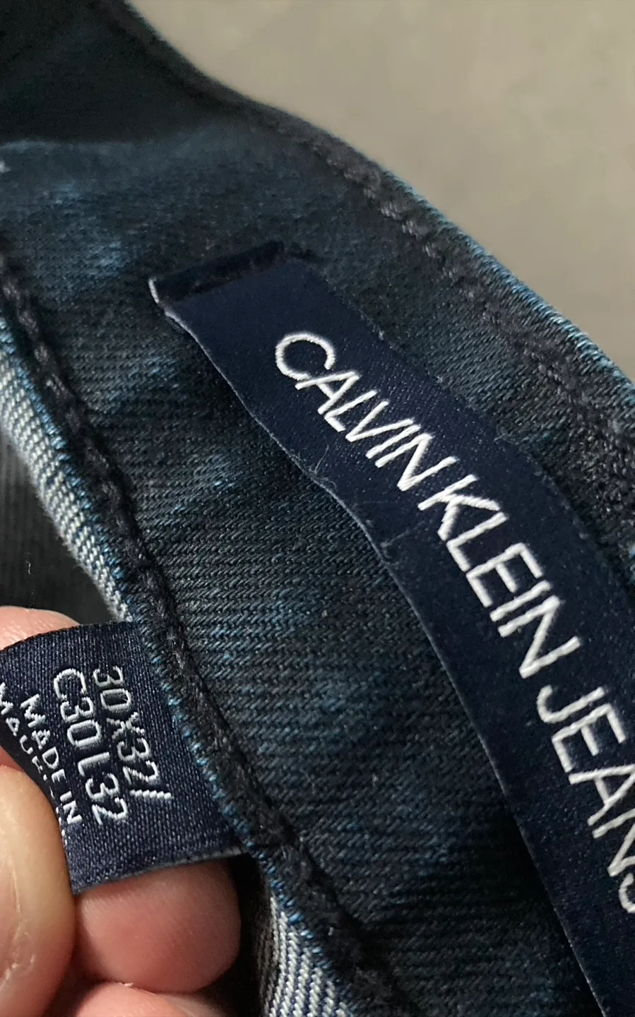 Calvin Klein Jeans CKJ026 Slim Denim Size 30X32 image indicator(7)