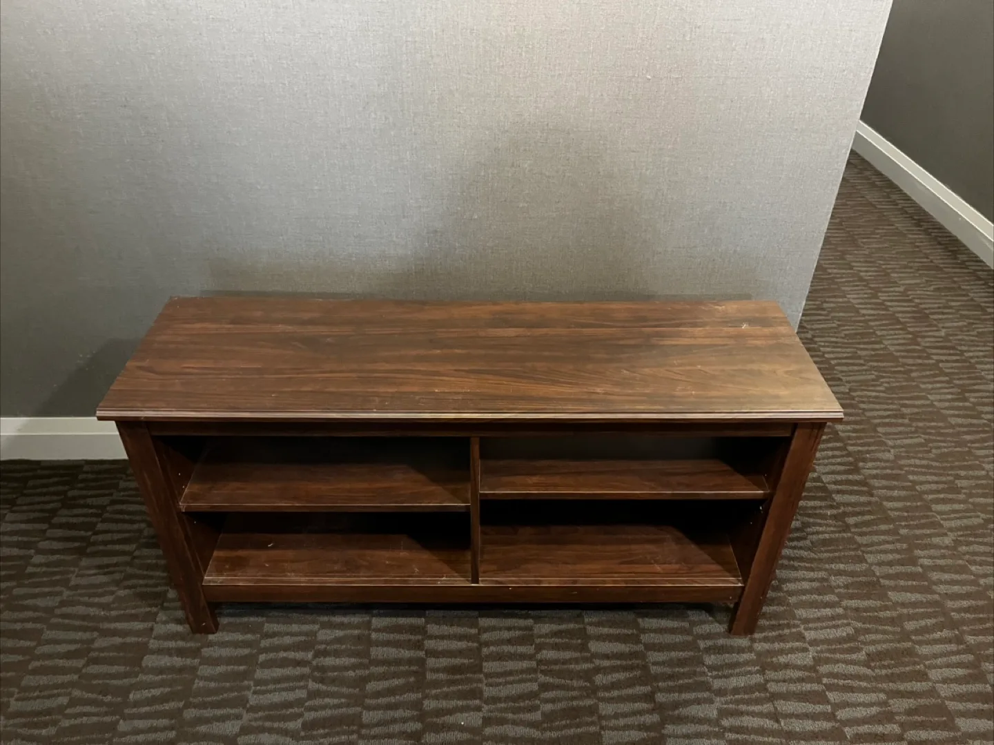 Dark Wood TV CABINET /Media Unit 🥕 thumbnail