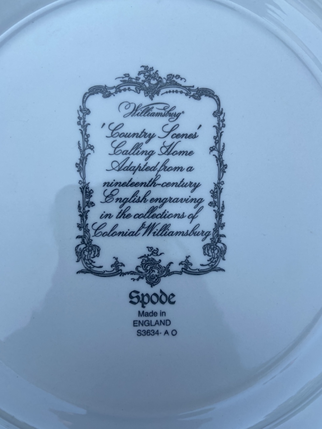 4 Spode Dinner Plates - photo 5