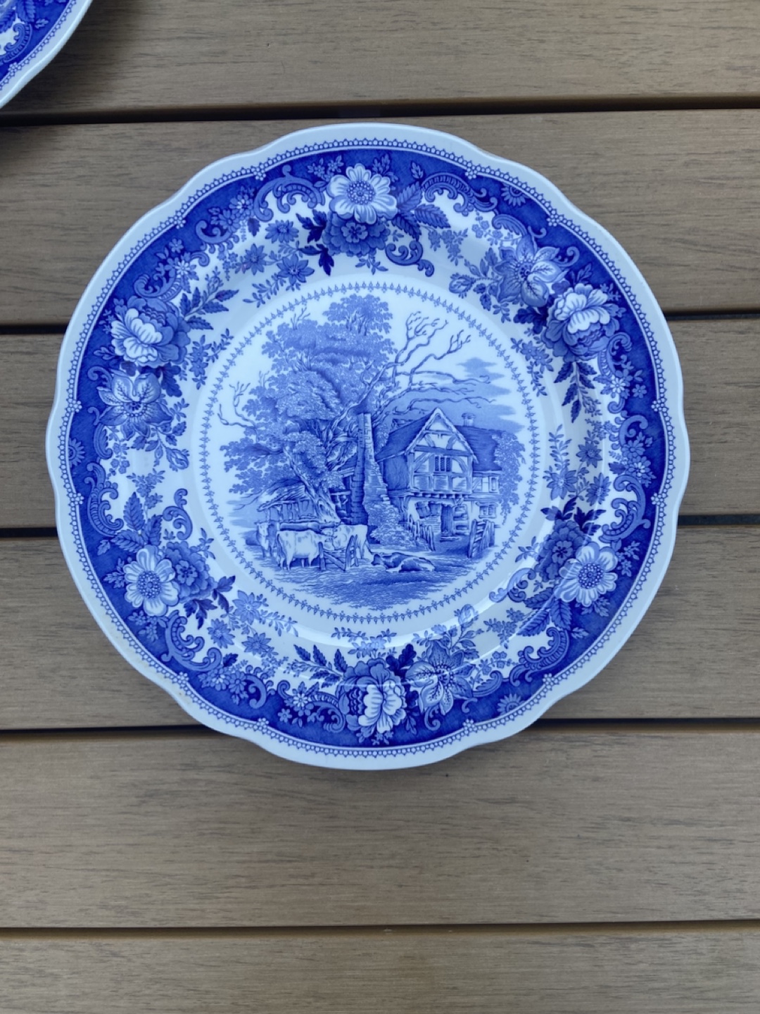 4 Spode Dinner Plates - photo 2