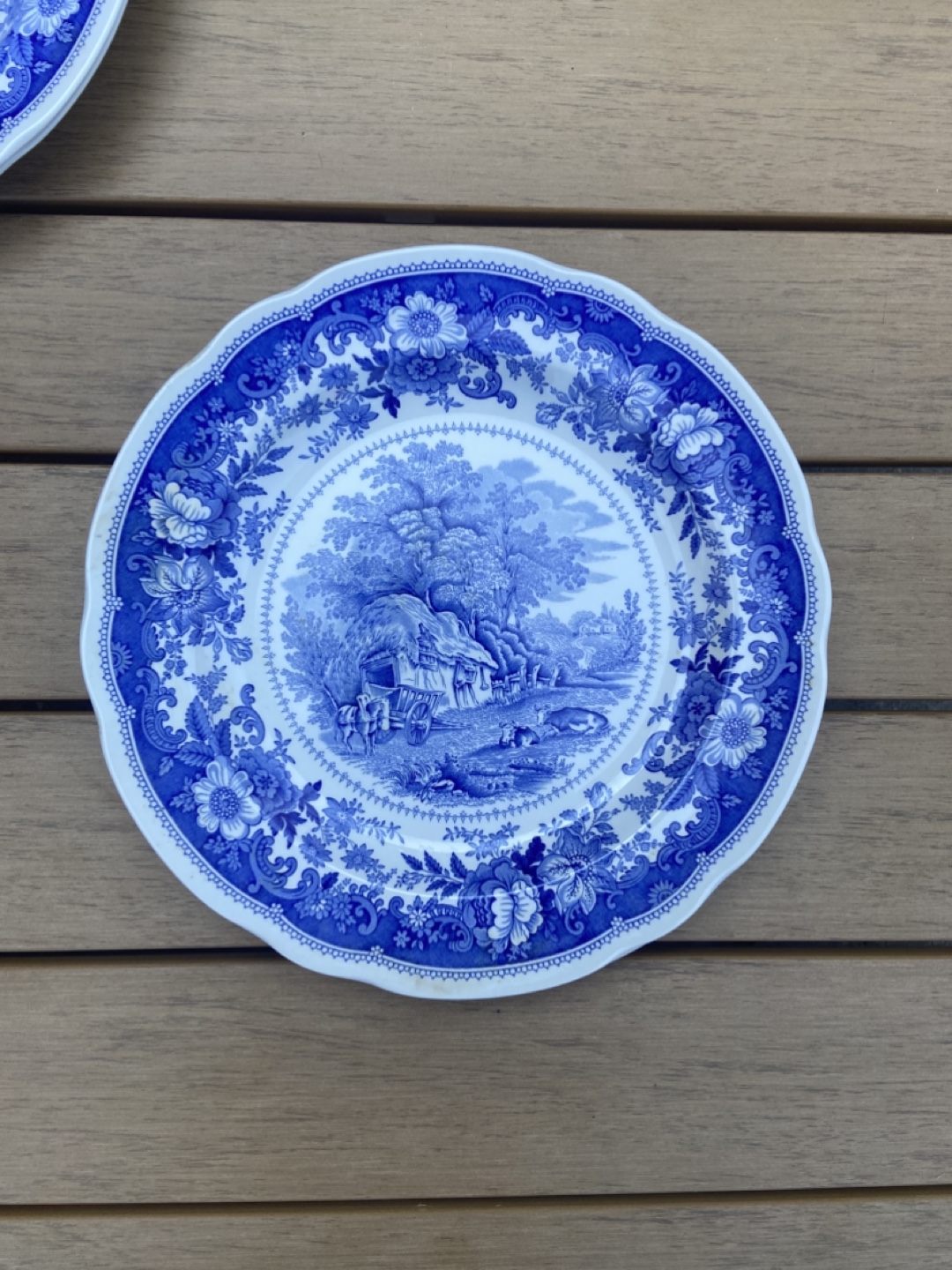 4 Spode Dinner Plates - photo 3