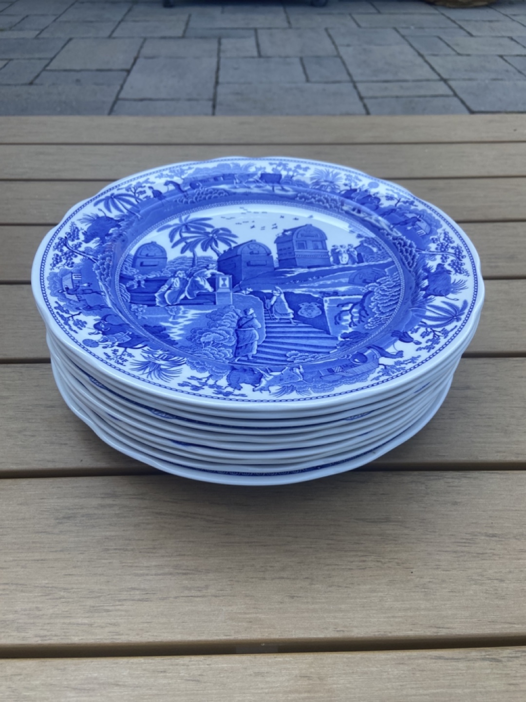10 Spode Dinner Plates
