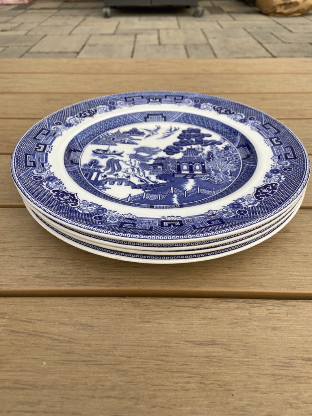 4 Johnson Bro Dinner Plates