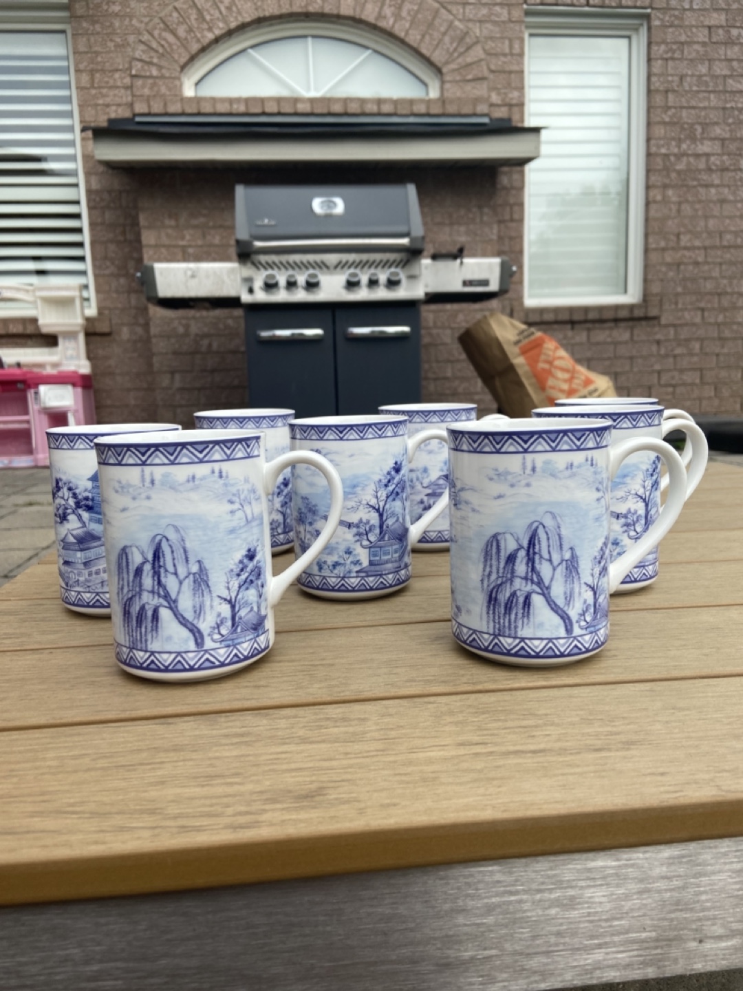 7 American Atelier Fine China Mugs