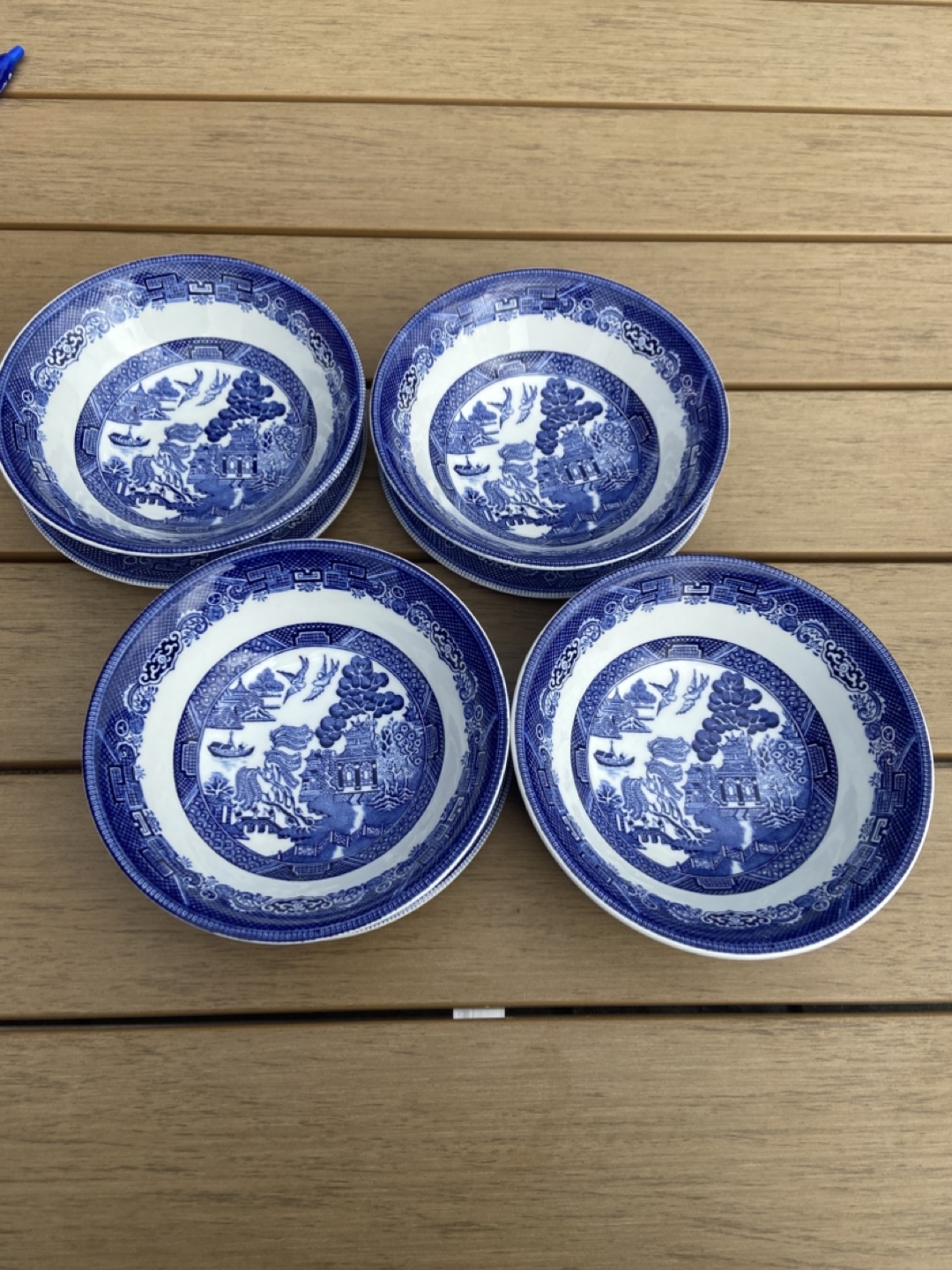 Johnson Bro 4 Plates and Bowls China Set