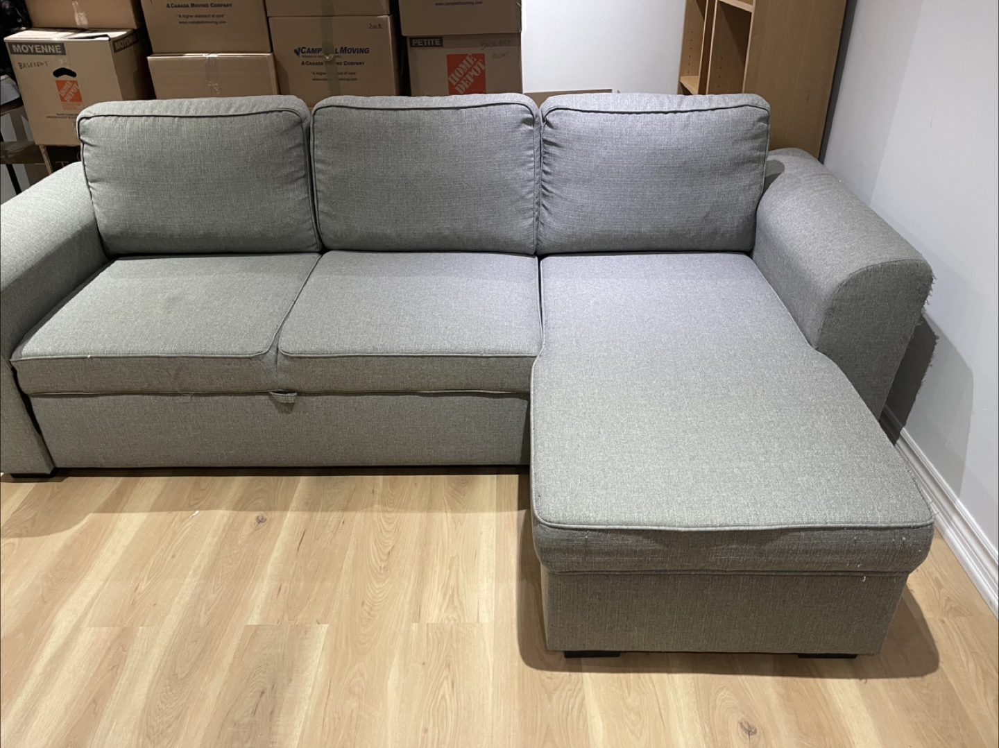 Sectional Sofa Bed with storage