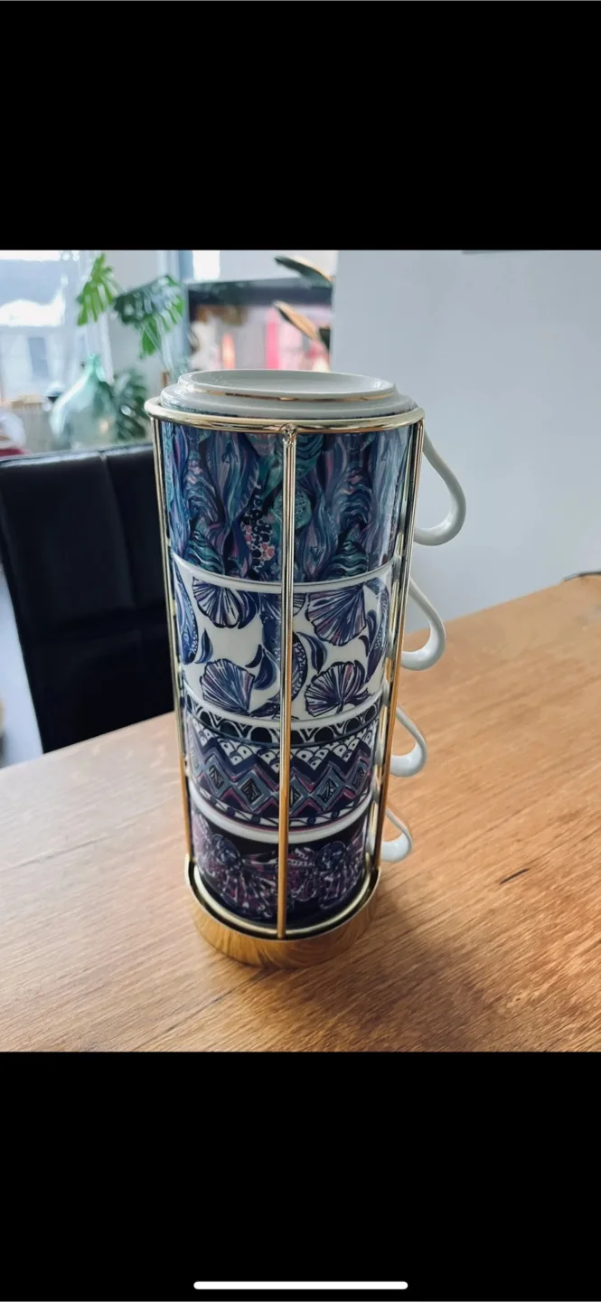 Lilly Pulitzer Stackable Cups thumbnail