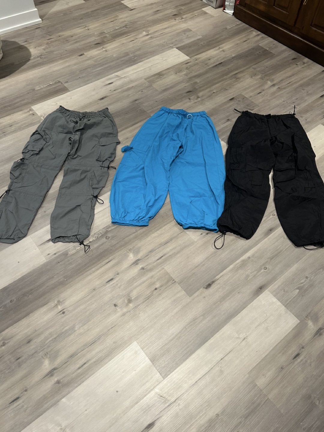 Parachute pants size small bundle