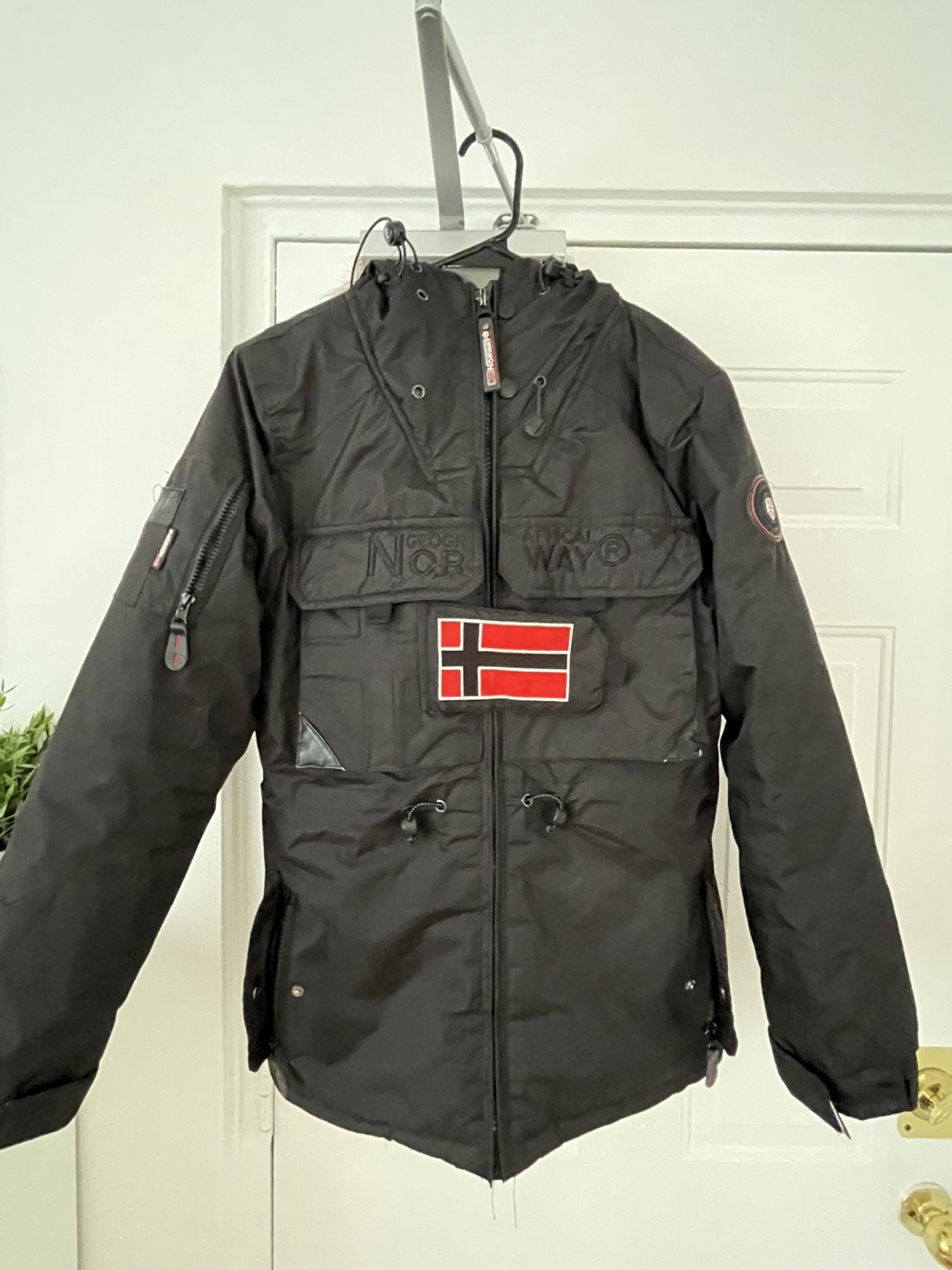 Black Jacket with Fur Collar