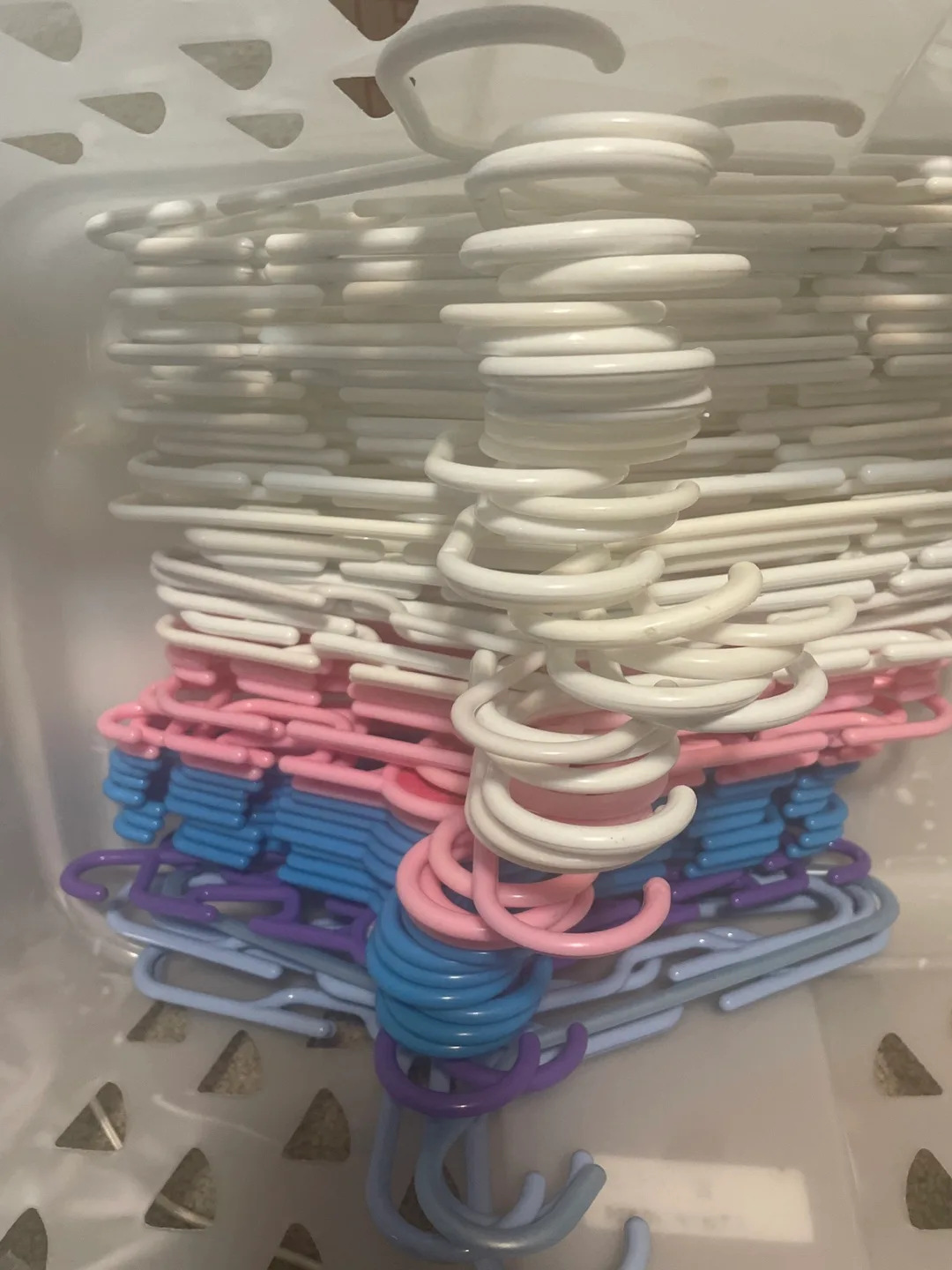 Assorted Colour Kids Hangers thumbnail