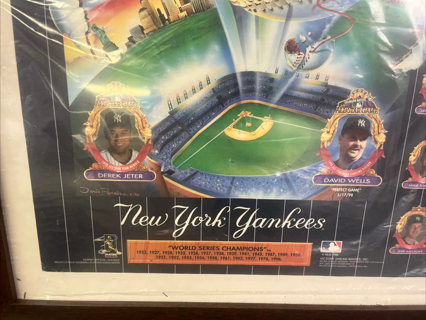 29x23 New York Yankees Poster 1999 World Series Champions image indicator(2)
