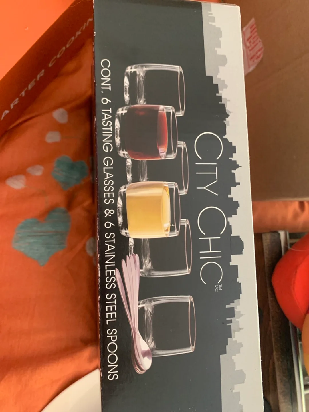 City Chic Tasting Glasses & Spoons Set thumbnail
