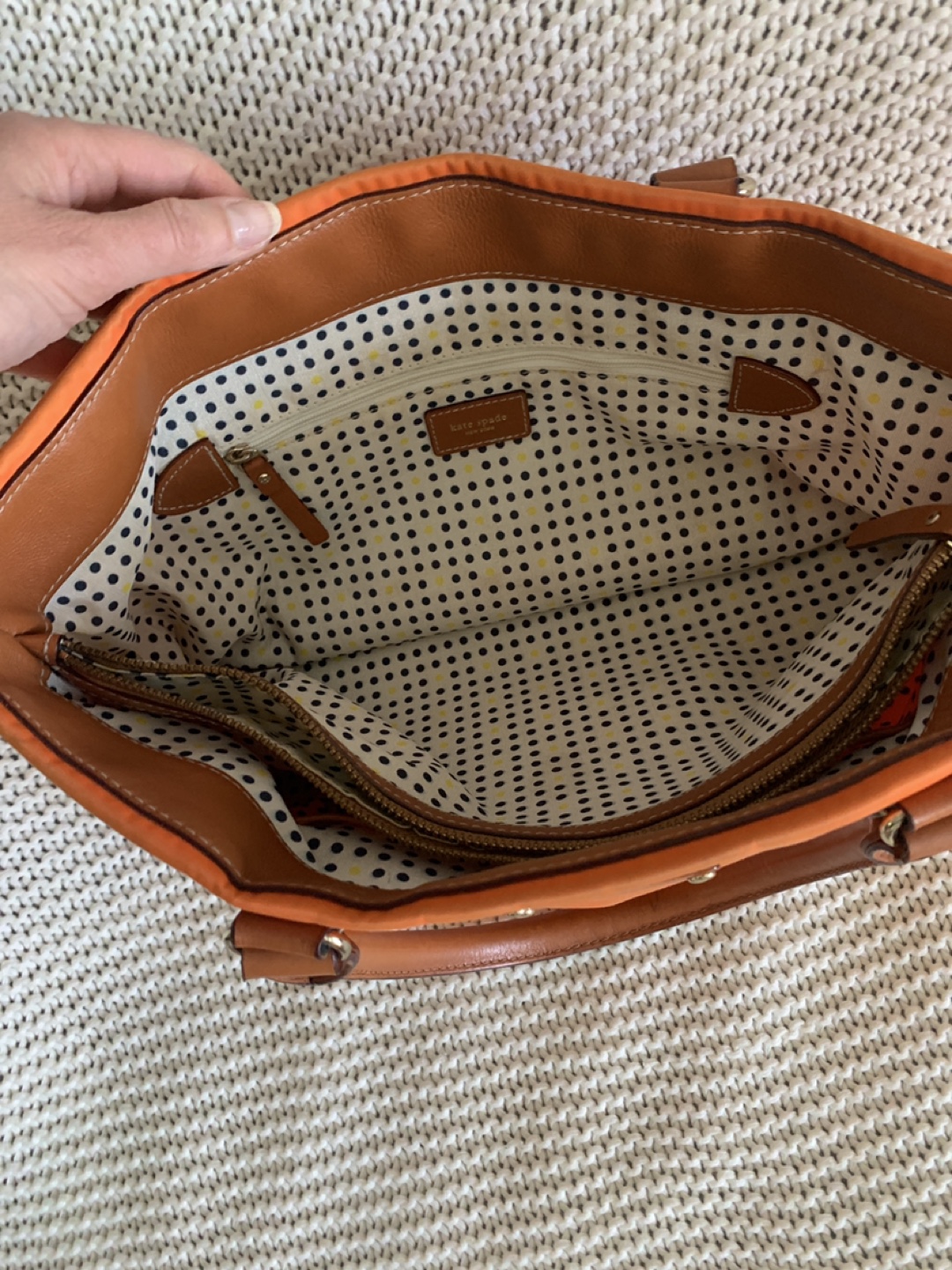 Kate Spade Orange Handbag - photo 3