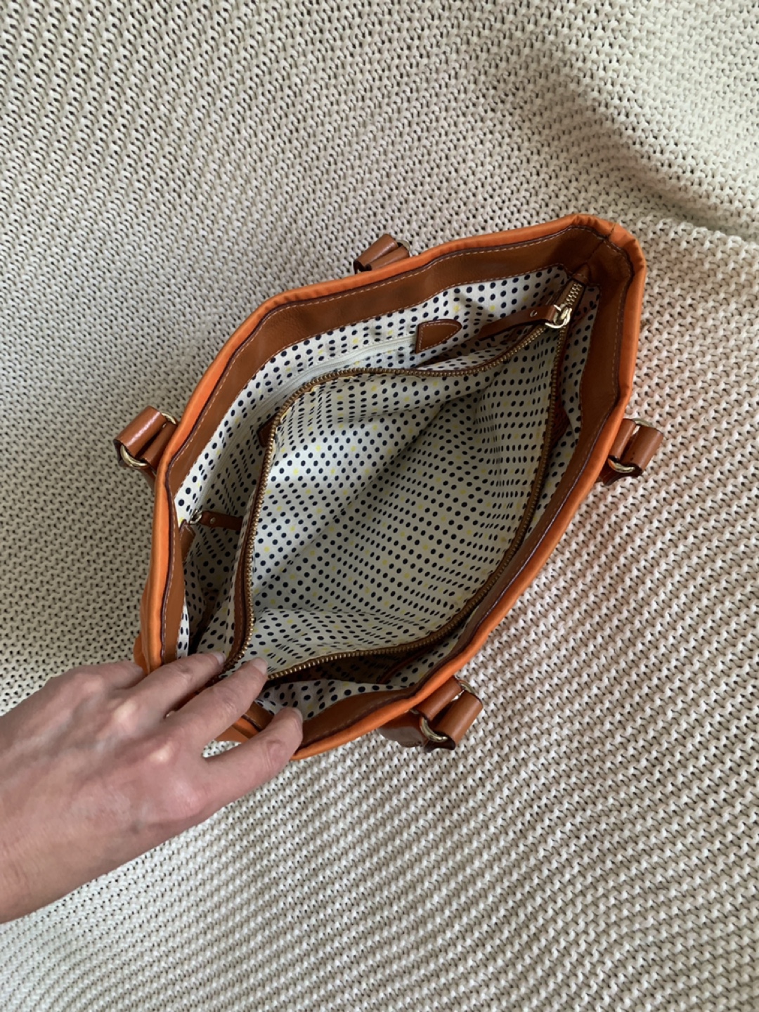 Kate Spade Orange Handbag - photo 4