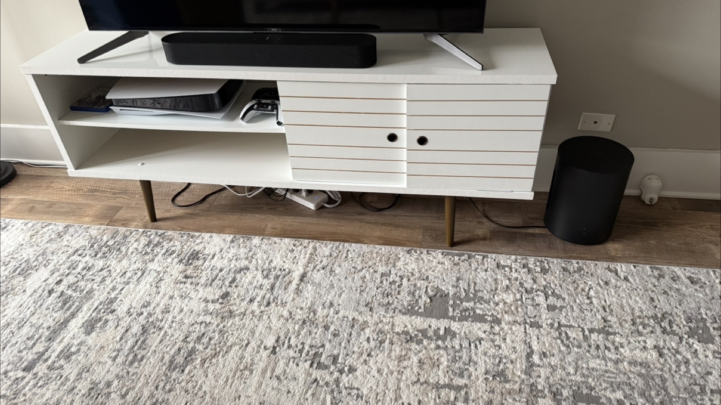 White Modern TV Stand