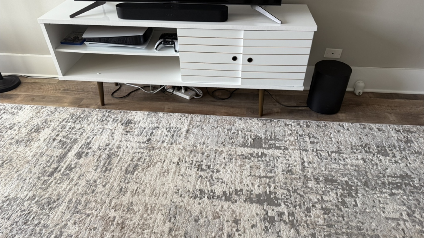 White Modern TV Stand - photo 3