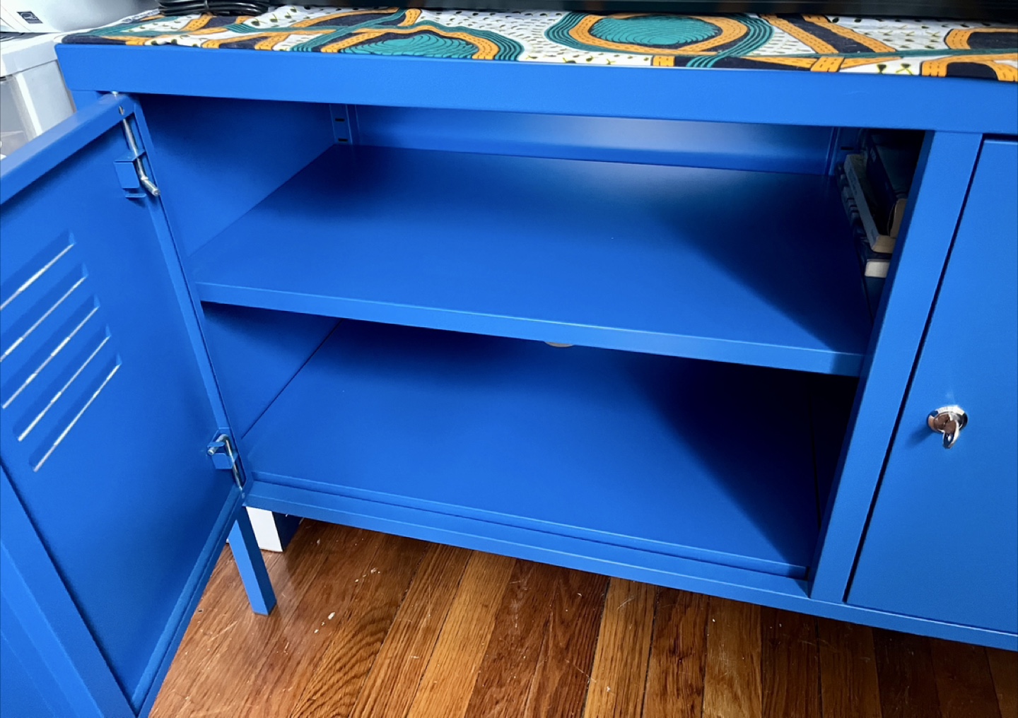 IKEA Metal Cabinet in Blue - photo 2