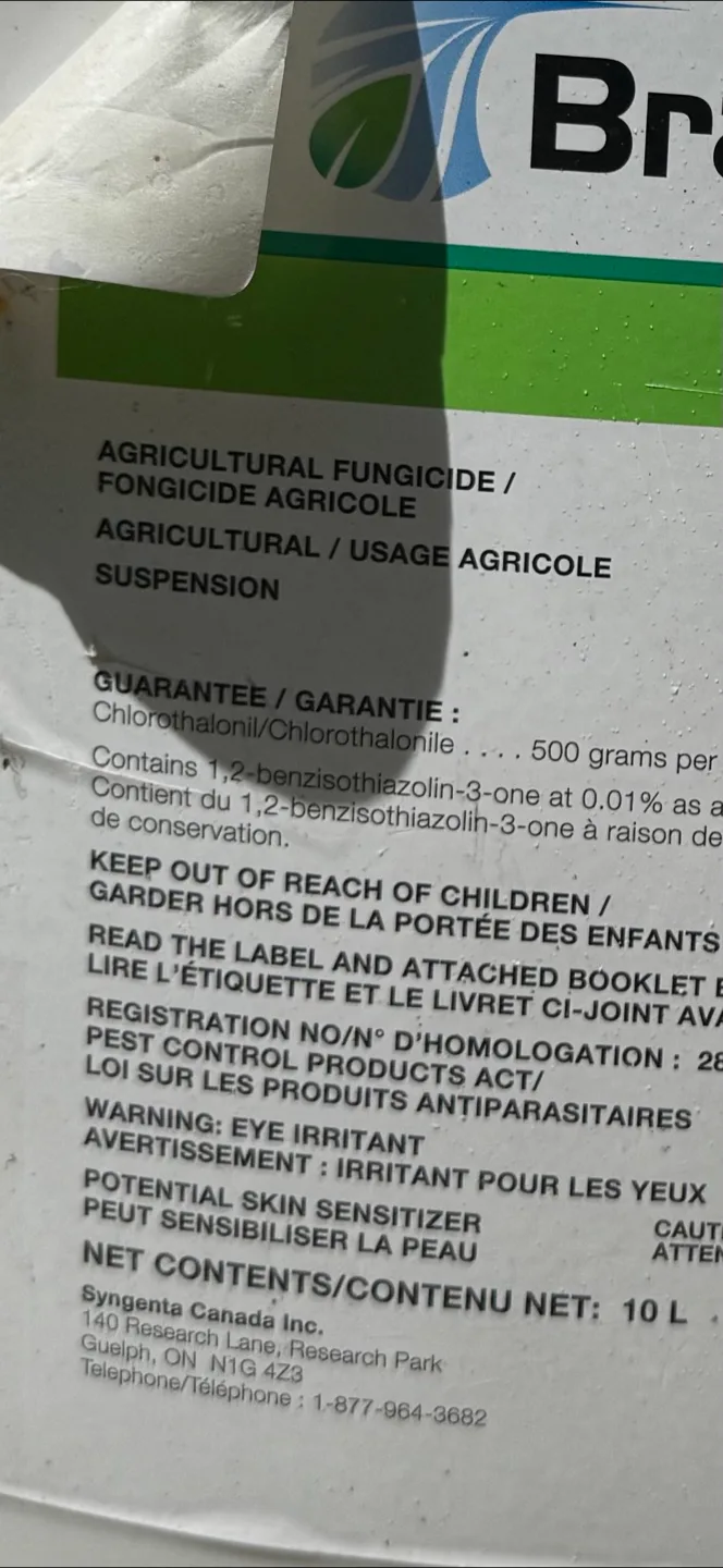 Bravo ZN Agricultural Fungicide