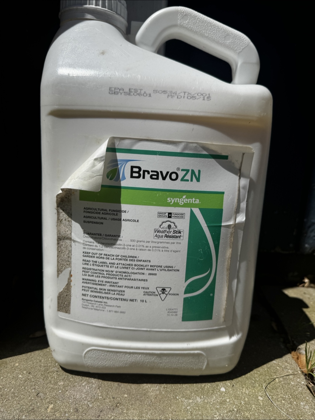 Bravo ZN Agricultural Fungicide - photo 2