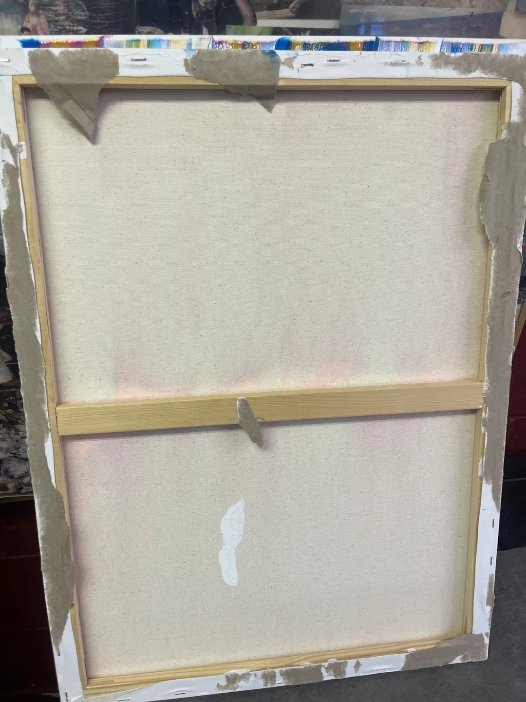 Pair Abstract Art Oil on Canvas 18x24 image indicator(3)