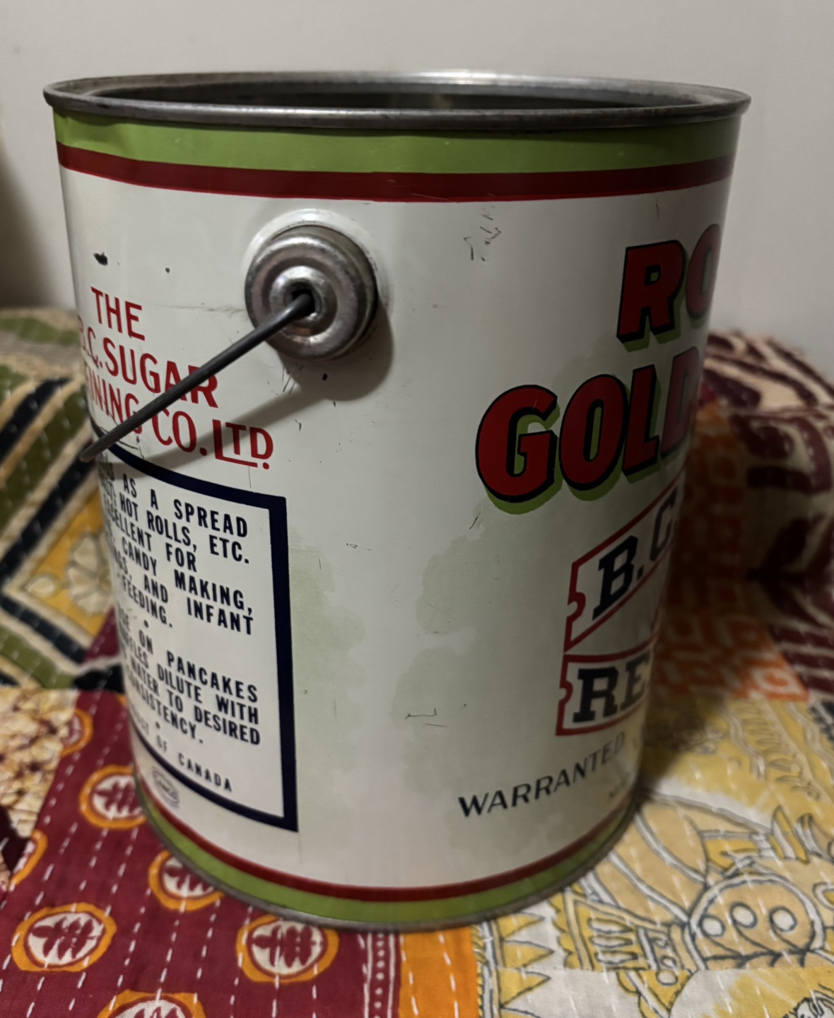 Vintage Rodger’s Golden Syrup Tin - photo 2