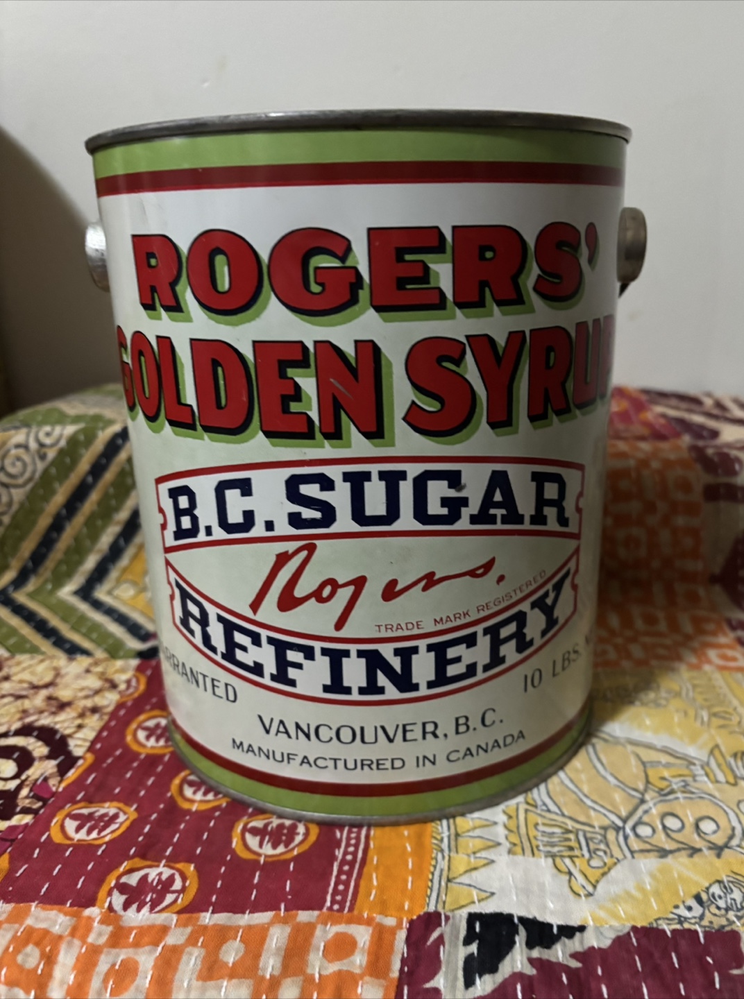 Vintage Rodger’s Golden Syrup Tin