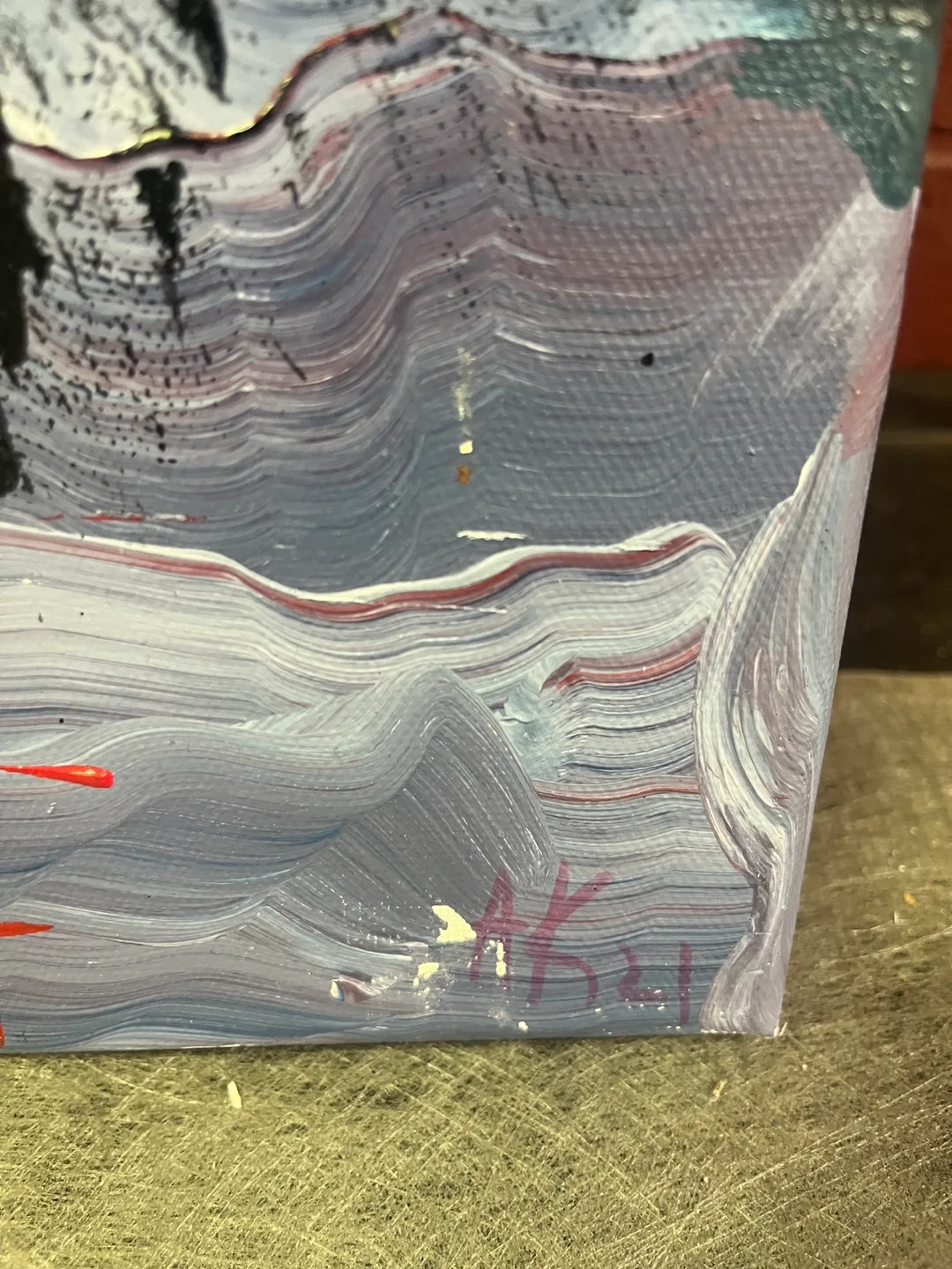 36x24 Abstract Oil on canvas  Painting image indicator(2)