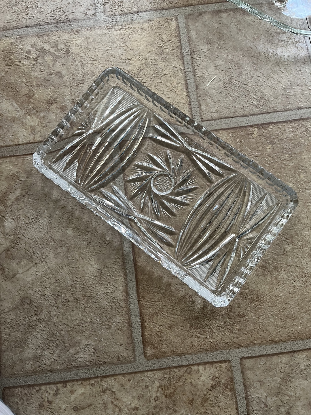 Vintage Glass Tray