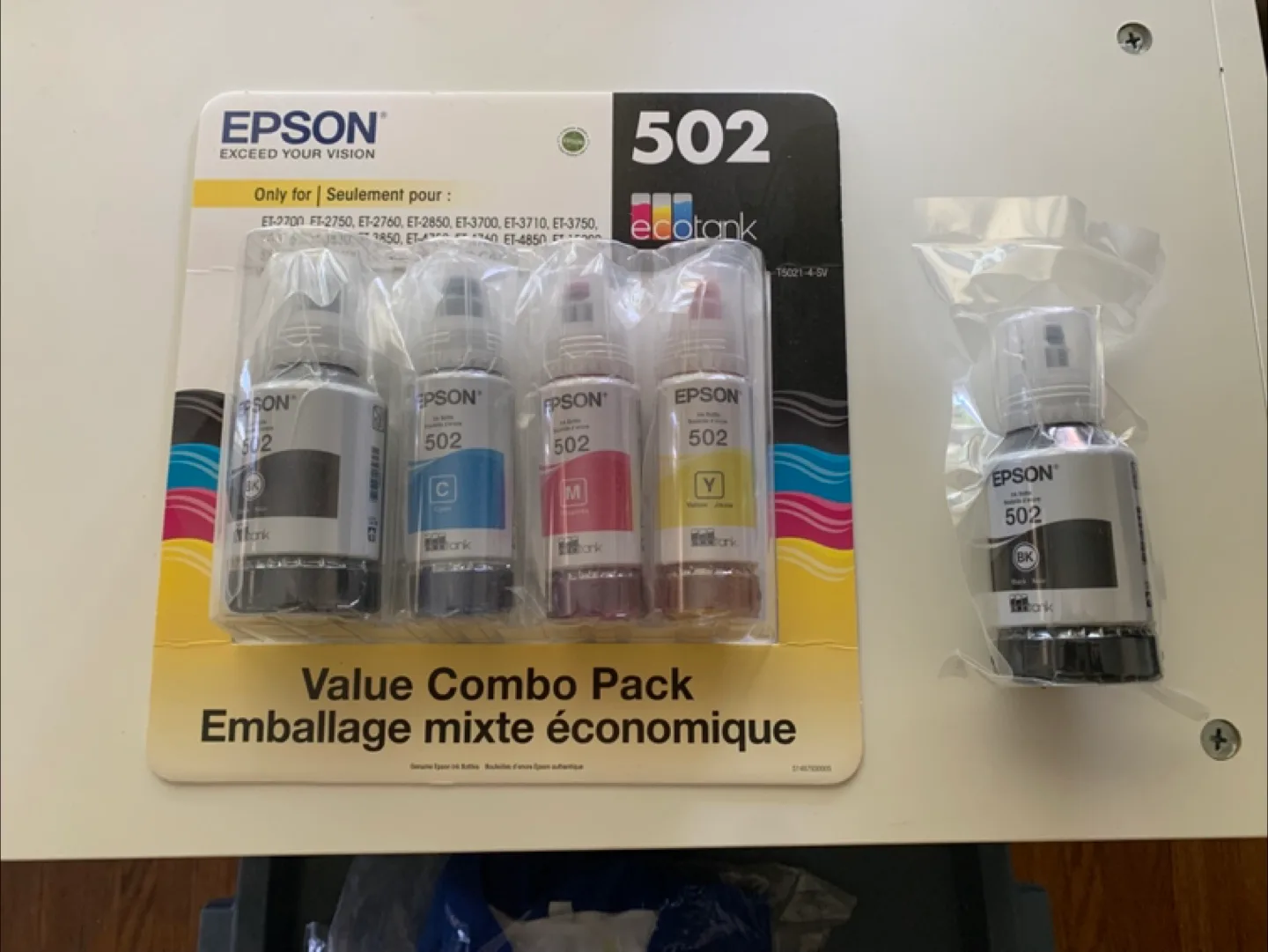 Epson 502 Ecotank Ink Bottles thumbnail