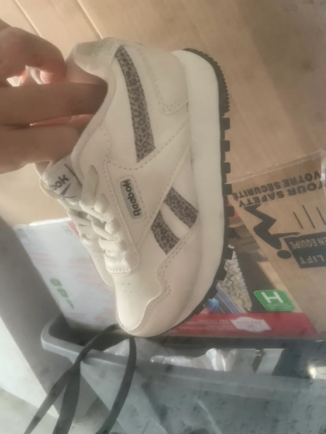 Reebok Sneakers with Animal Print Accents thumbnail