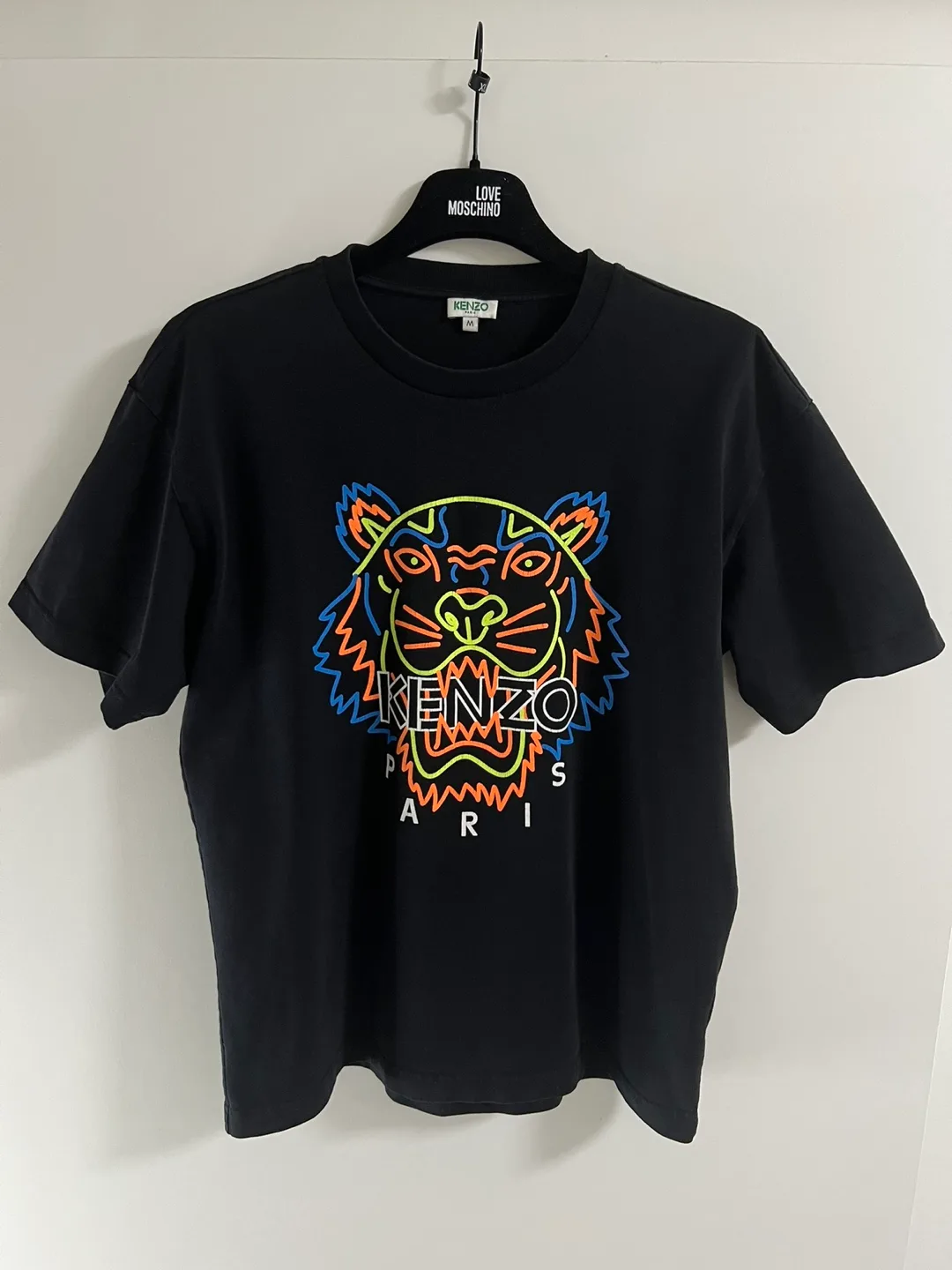 Kenzo Black Neon Tiger Tee Men’s Size M thumbnail