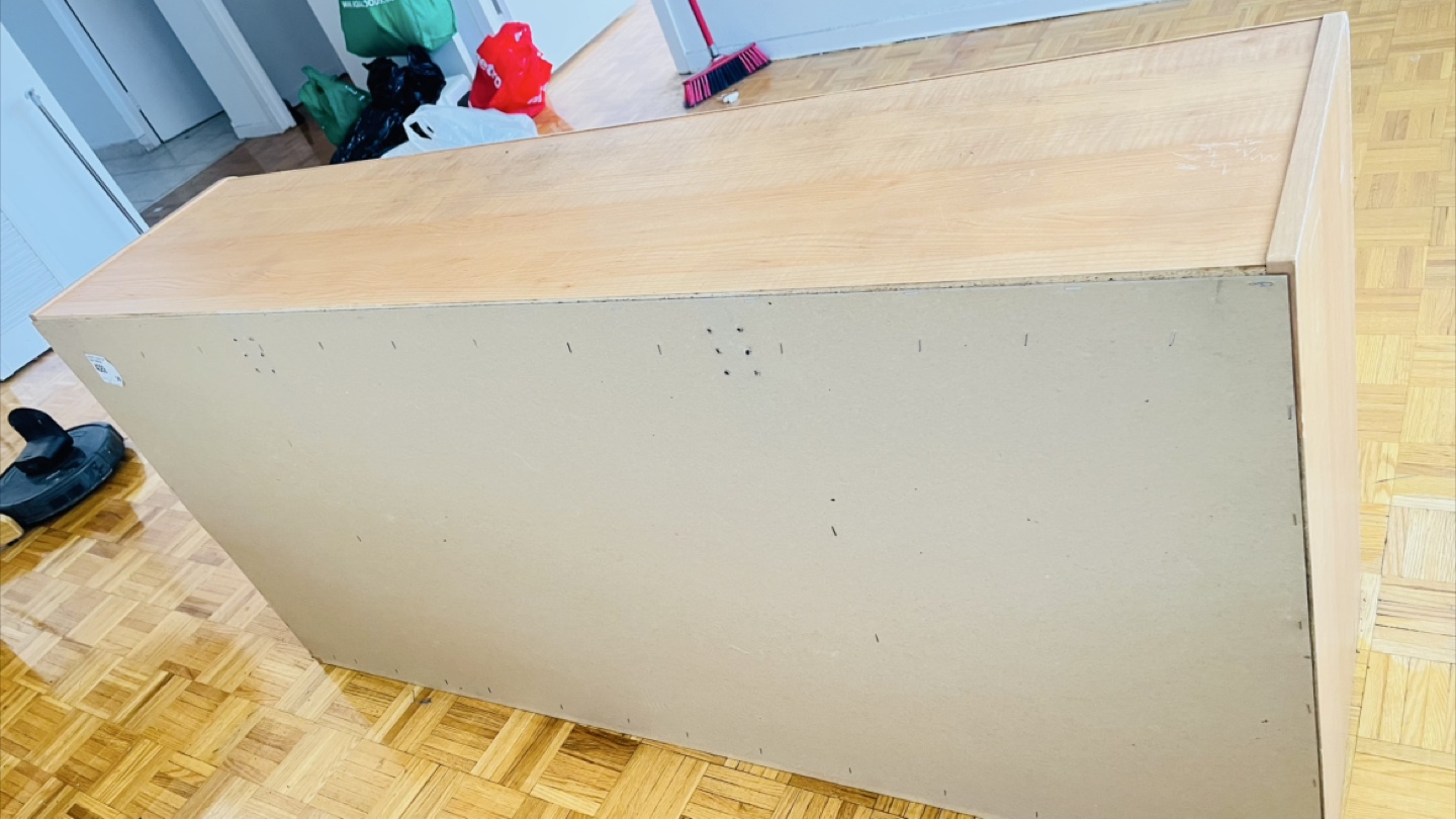 Wooden Storage Cabinet with 3 Drawers and 2 Doors - photo 2