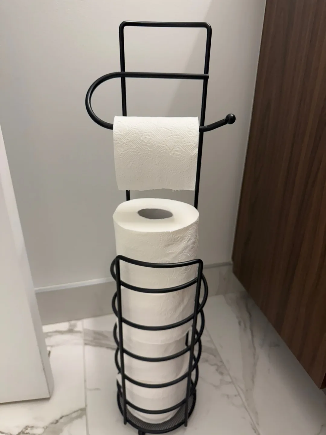 Black Metal Toilet Paper Holder thumbnail