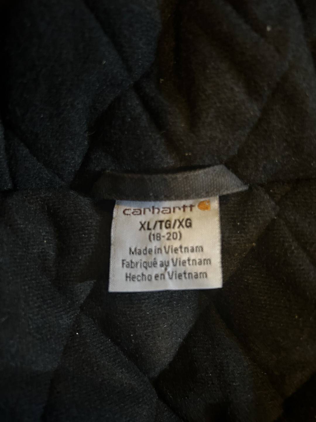 Carhartt Black Hooded Jacket XL - photo 3