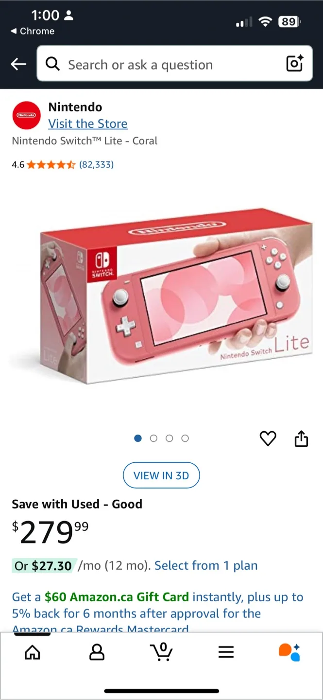 Nintendo Switch Lite - Coral image indicator(8)